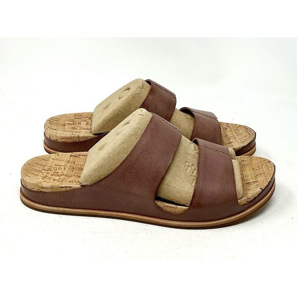 Kork-Ease  Tutsi Dual-Band Leather Sandal Brown Size 9 NIB - Picture 4 of 11